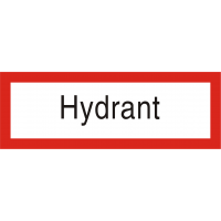 Brandschutzschild "Hydrant"