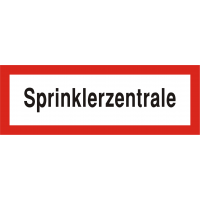 Brandschutzschild "Sprinklerzentrale"