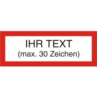 Ihr Text geplottet 1-farbig max. 30 Zeichen