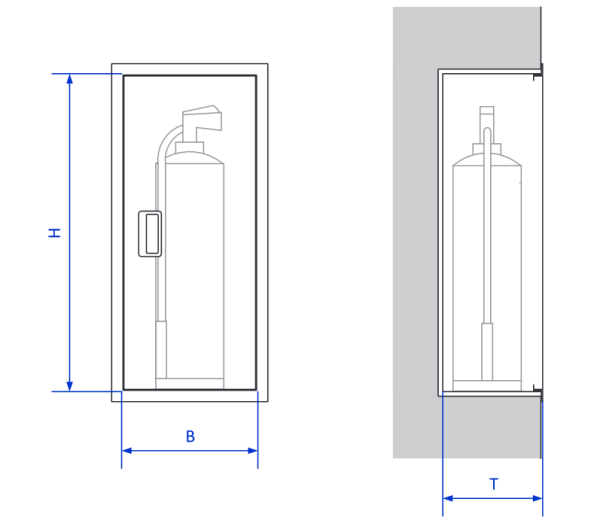 Wandschrank FES (Unterputz)