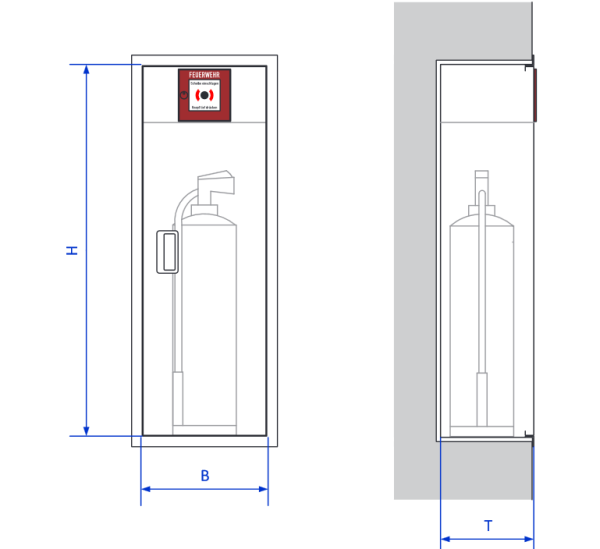 Wandschrank FES mF (Unterputz)