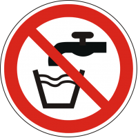 Schild "Kein Trinkwasser" nach ISO 7010 P 005