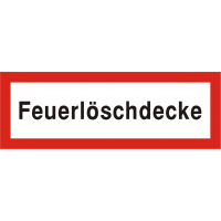 Brandschutzschild "Feuerlöschdecke"