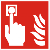 Schild "Brandmelder" nach ISO 7010 / F 005