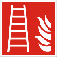 Schild "Feuerleiter" nach ISO 7010 / F 003