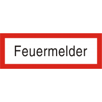 Brandschutzschild "Feuermelder"